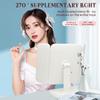 LED Trifold Makeup Mirror +2X +3X Magnification 3 Adjustable Color Temperatures Stepless