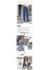 Women's High Waist Wide Leg Korean Jeans