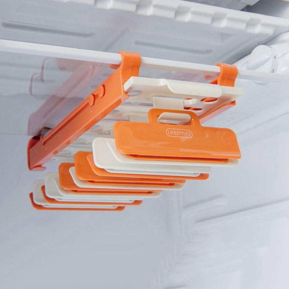 

Подвесная телескопическая сумка на молнии, пластиковая сумка на молнии, органайзер для хранения на холодильнике