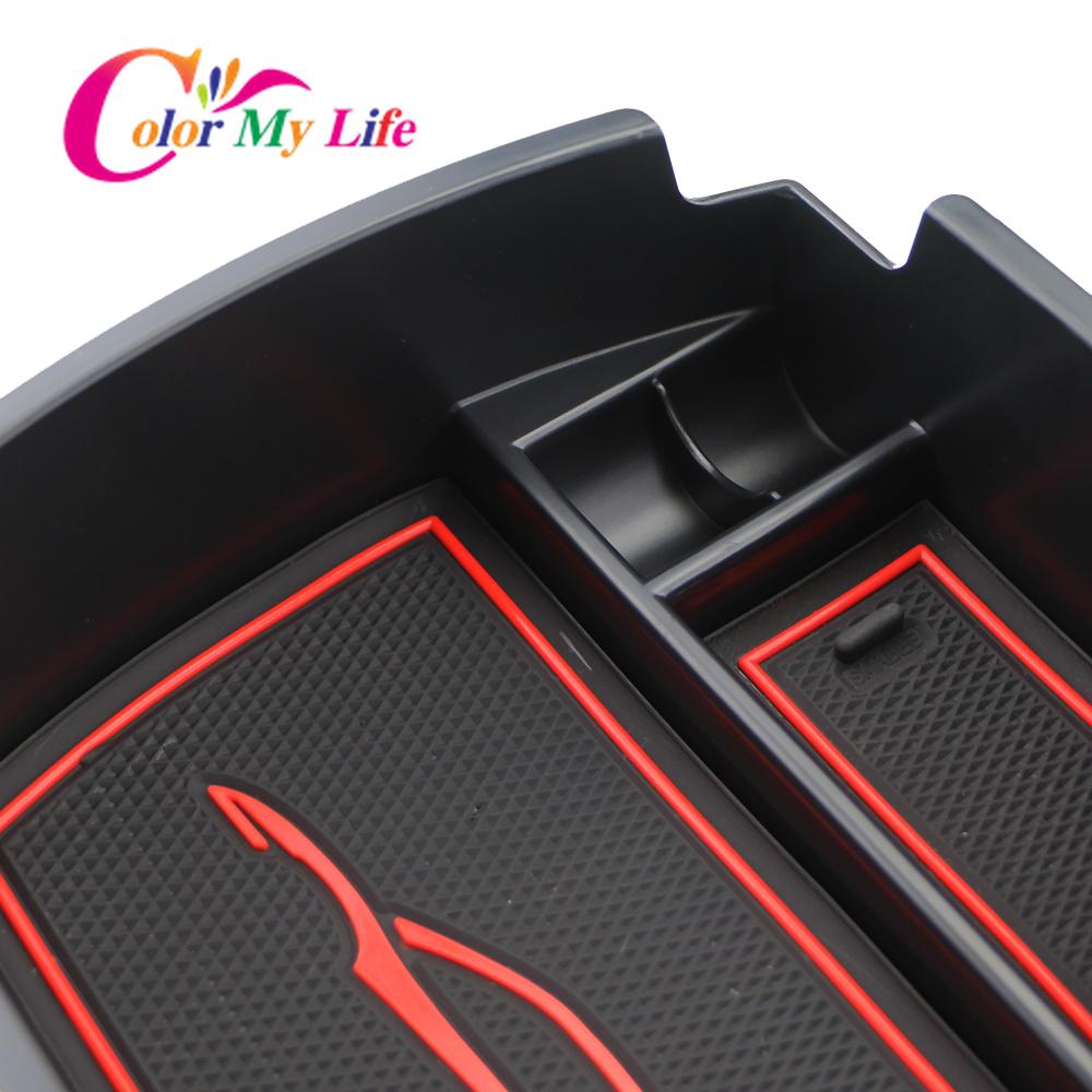 ABS Auto Armlehne Box Lagerung für Hyundai Kona Encino 2017 2018 2022 2023 Center Konsole