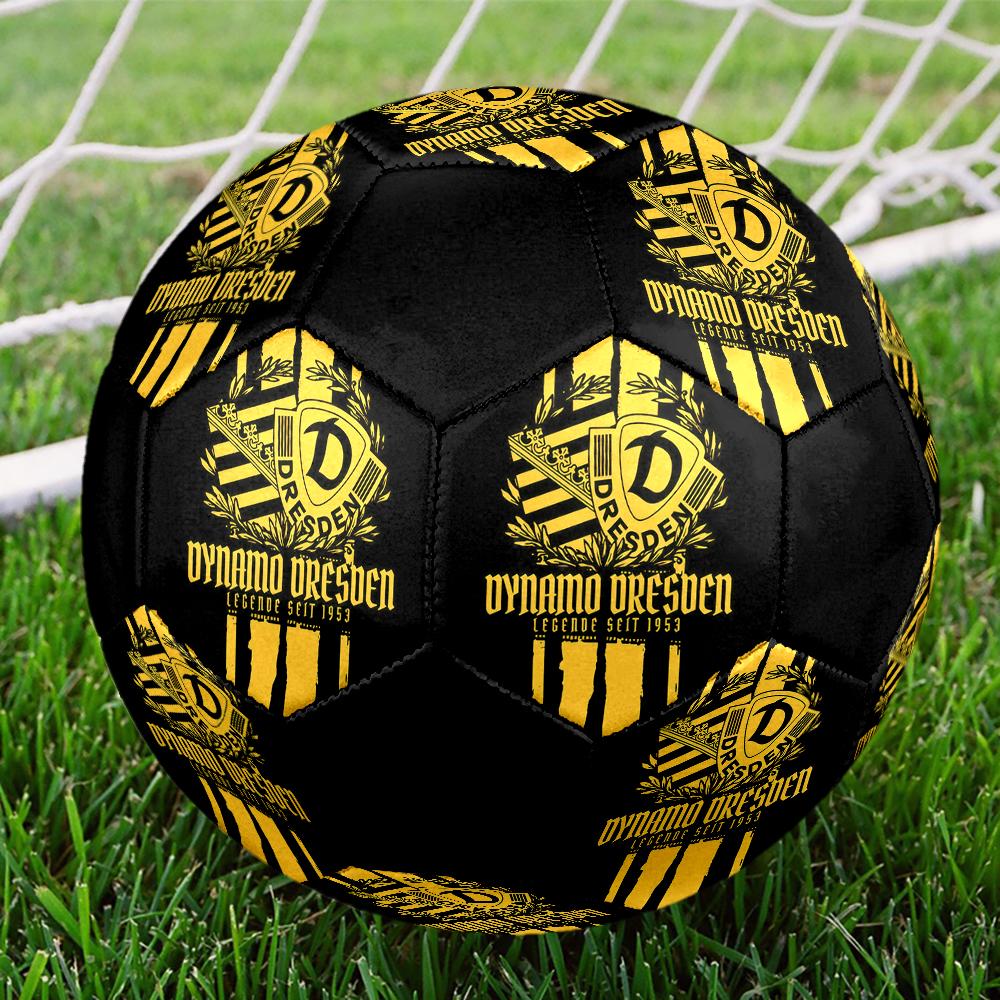 SG Dynamo Dresden Indoor Soccer Ball Colorful Machine Stitched PVC Size 5 Team Training Competition Ready Durable High-Bounce Cool Sports Gift