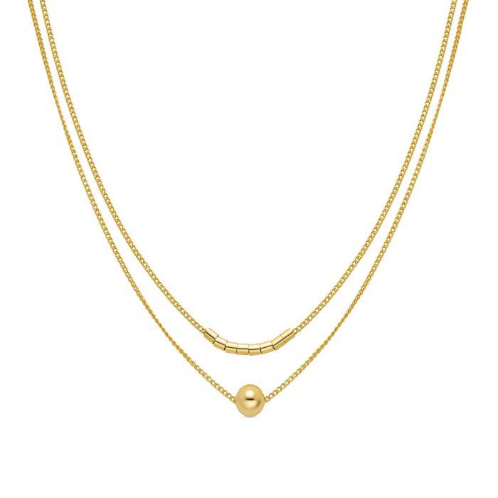 Collier - Luxenter - Nothie - Or jaune 18 carats - Zircon - Boucle réglable