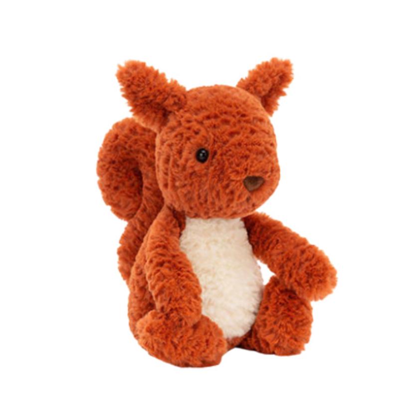 

JELLYCAT Forest Animal Series Tombao Taft Squirrel Companion Orange Doll Plush Doll 20cm High