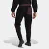 Adidas DFB Long Sleeve Fleece Pants with Contrast Panel Design Men Bottoms Black HF4070
