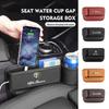 Scatola portaoggetti per fessura sedile auto Portabicchieri Organizer per telefono Accessori per Giulietta GT 159 147 156 Mito Brera Giulia Spider