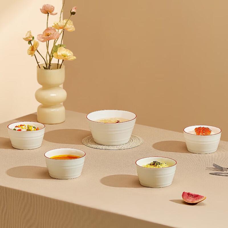 Leica Glaze Ceramic 5-Piece Dinnerware Set