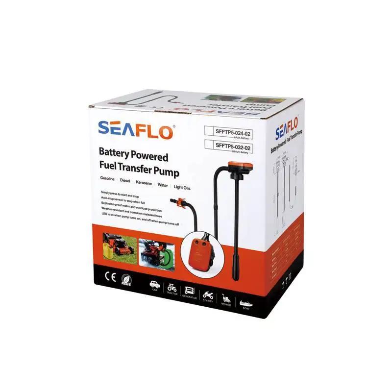 SEAFLO Electric Diesel Liquid Fuel Transfer Pump 3V/3.7V Gasoline Diesel Kerosene Water Light Oils Dispenser Pumps 9.0/12.0LPM