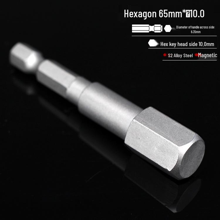 S2 Hexagon Magnetic Impact Driver Bit Set for Electric Screwdrivers