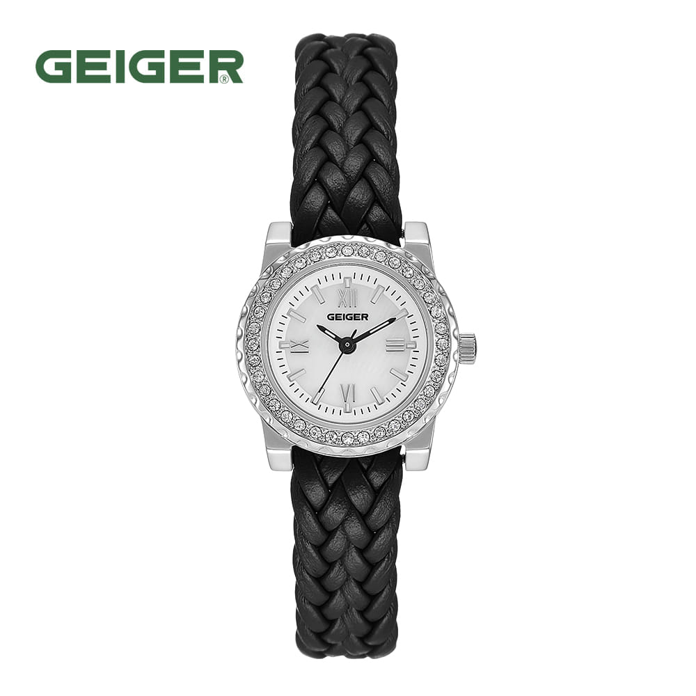 

Geiger GE8040WTBK Женские кожаные часы Twist 24 мм