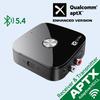 AptX-Adaptive/HD/LL Bluetooth 5.4 Приймач аудіопередавача 3,5 мм AUX Стерео RCA музичний бездротовий адаптер з мікрофоном для автомобільного телевізора ПК