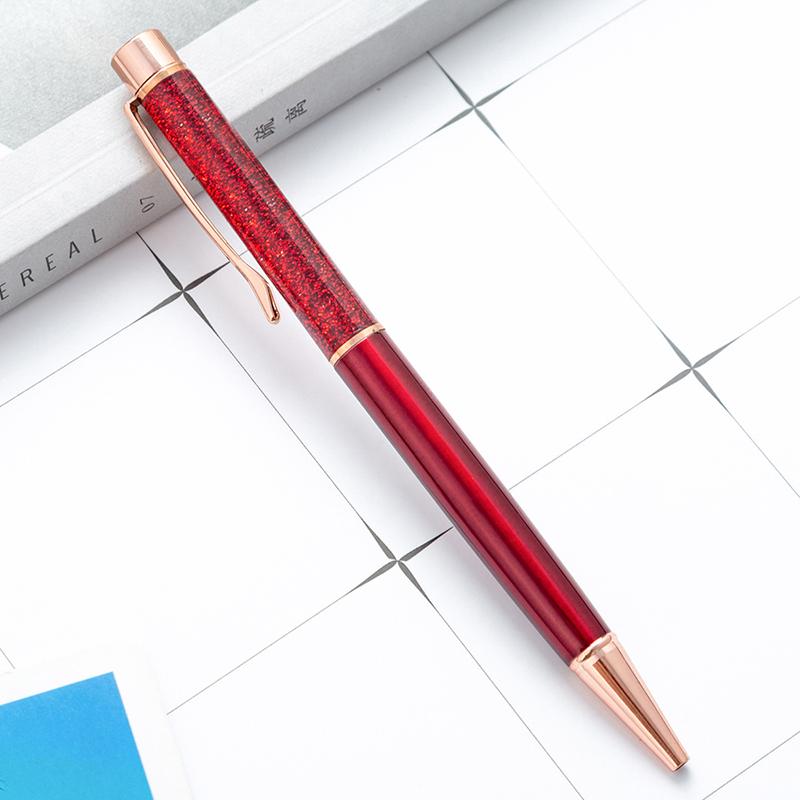 New Gold Foil Pens Metal Ballpoint Pens Customized Birthday Gifts Ballpoint Pens Engraved Name Private Laser Customized Logo