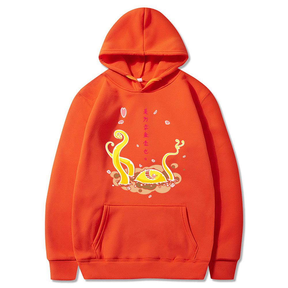 

Популярные аниме «Убийство Класс Korosensei», мужские толстовки в стиле Харадзюку, осенне-зимняя толстовка, модные толстовки с капюшоном, большие размеры 4XL оранжевый