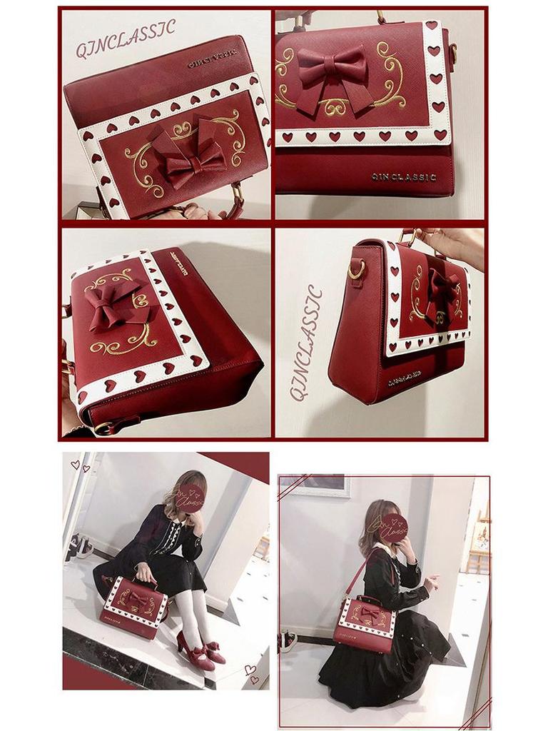 Korean-Style Lolita Crossbody Bag: Fashionable Soft Girl Handbag with Dual Shoulder Wear
