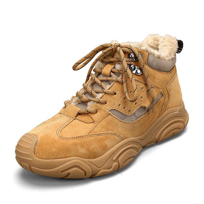 Waterproof Men s and Women s Winter Hiking Boots with Velvet Lining Non-Slip Soles and Thickened High Tops 45 7980₽