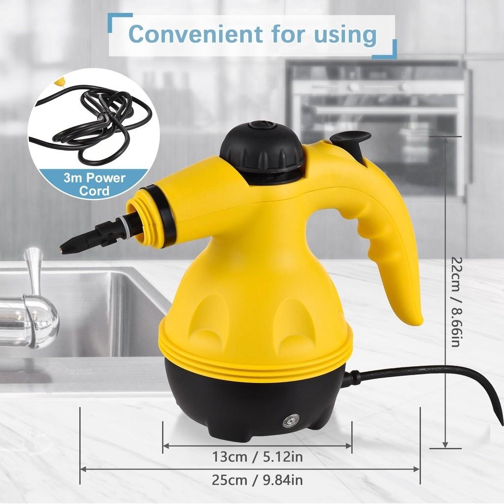 1200W Household Handheld Steam Cleaner Portable High Temperature Pressurized Steam Cleaning Machine with 10PCS Accessory