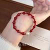Elegant Chinese Red Agate & Pearl Beaded Bracelet for Women - Exquisite High-Class Jewelry