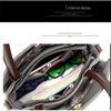 Johnature Luxury Handbag Fashion Large Capacity Women Bag Soft Leather Casual Tote Solid Color Shouler Messenger Bags