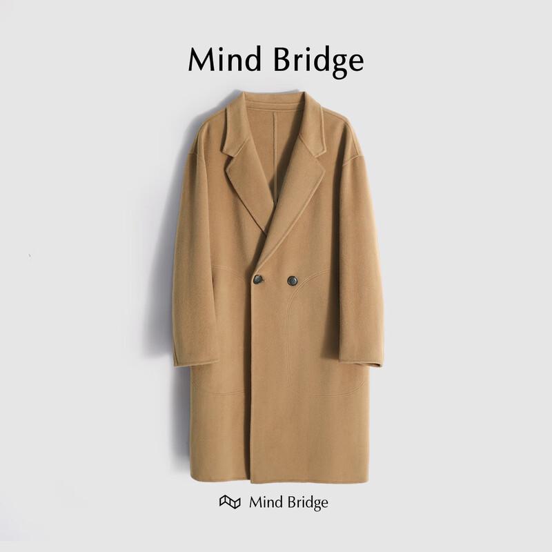 

Mind Bridge Men s Double-Sided Wool Long Coat L