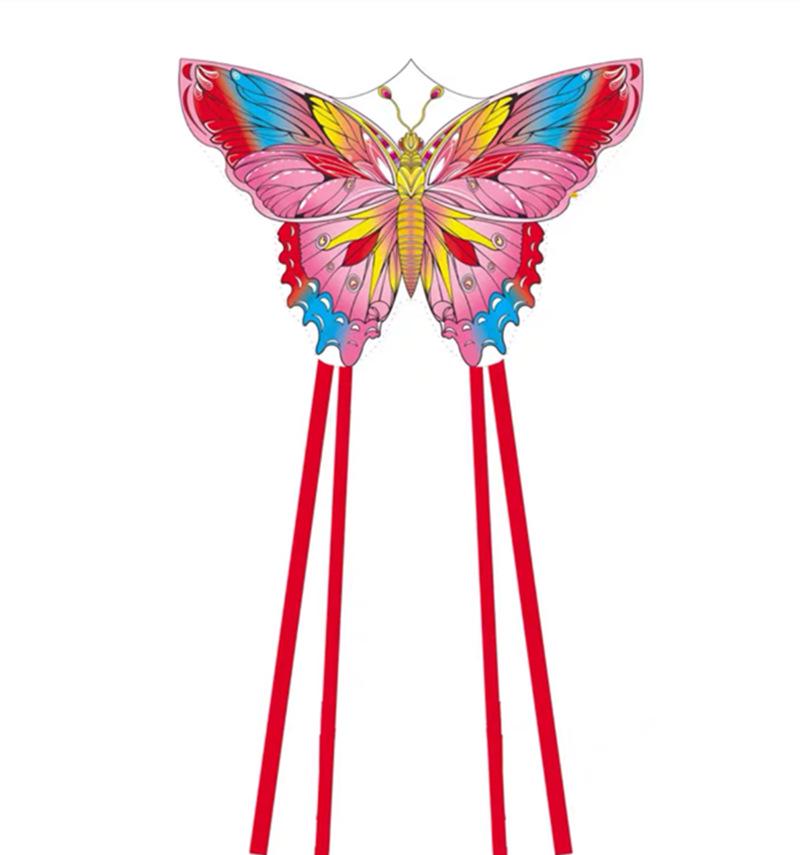 Colorful Wings Butterfly Kite: Easy-Fly Light Breeze for Adults & Kids - High-Grade Delta Design