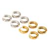 18K Gold Zircon Star Ear Cuffs - Stylish Women's Earrings