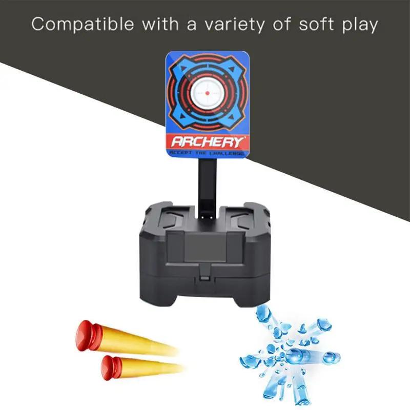 Selbstzurückstellendes Elektrisches Ziel für Spielzeug-Gelkugel-Pistolen Digitales Punktzahl-Schießziel Hohe Präzision Übungsziel Spielzeugpistolen Zubehör