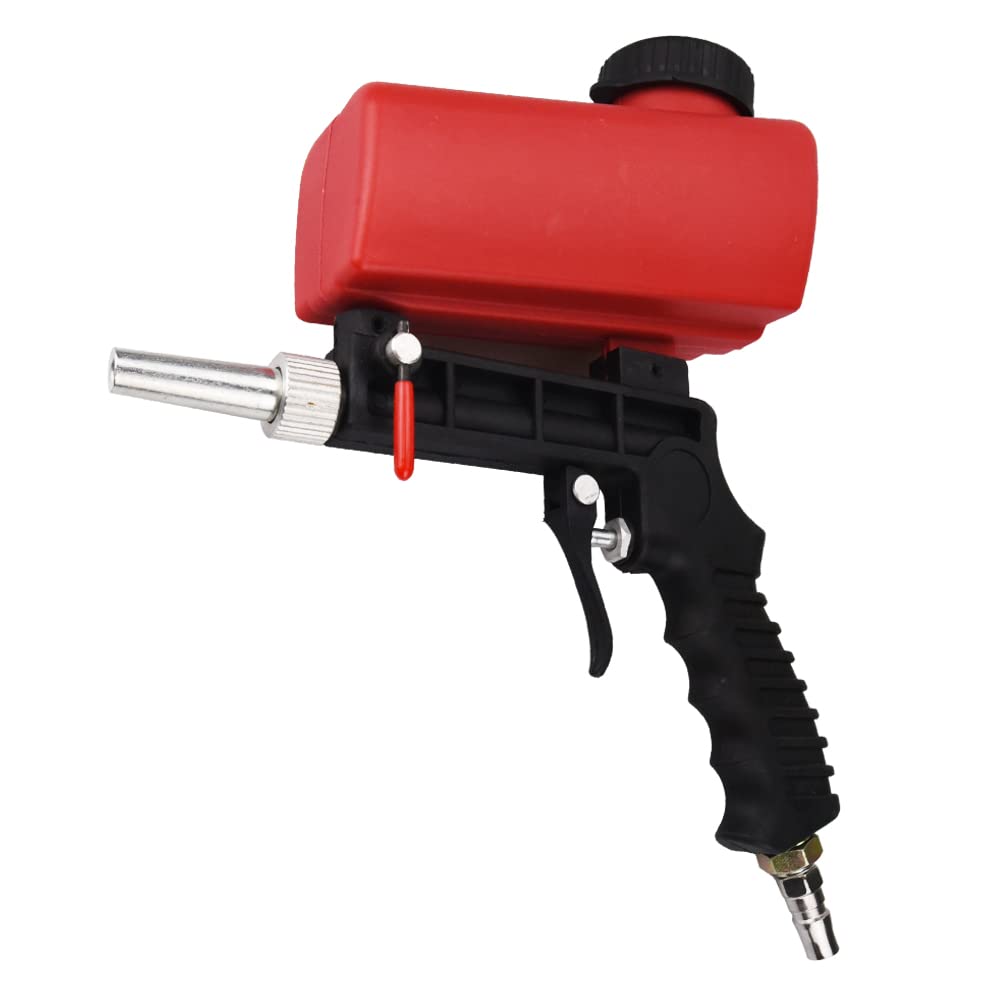 600cc Sandblasting Gun for Rust Glass and Paint Removal Gravity-Fed Cars, Mufflers, Removal, Processing,