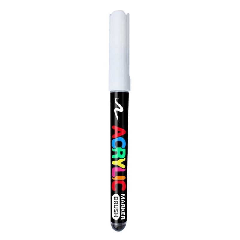 Fast Drying Highlighter Marker Pen Plastic Body Smooth Flow Tip Ideal For Artists And Craft Projects