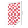 Wallpaper Casual Checkerboard Coral for Living Room and Bedroom 50x1000