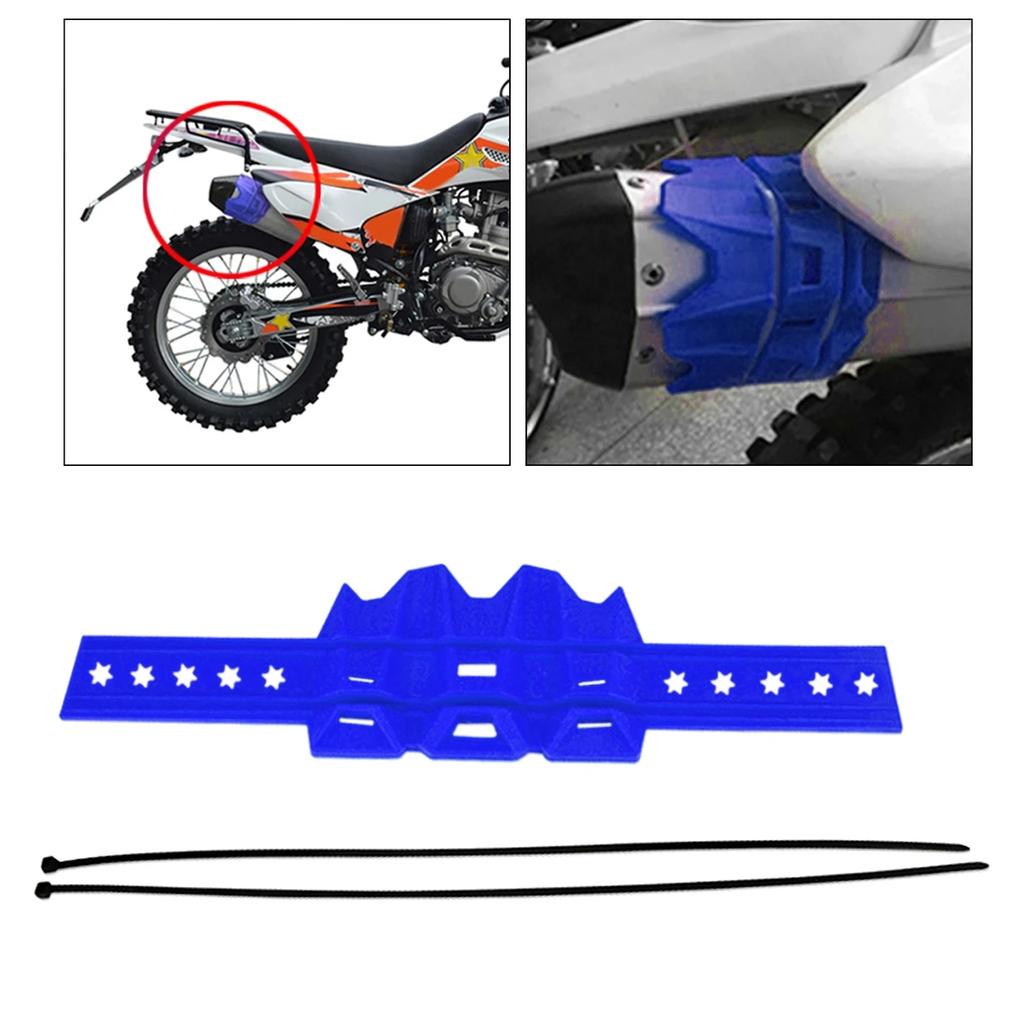 Univerzální kryt výfuku, tlumič výfuku, ochranný kryt proti nečistotám, tepelně odolný pro díly motocyklů, enduro, motokros