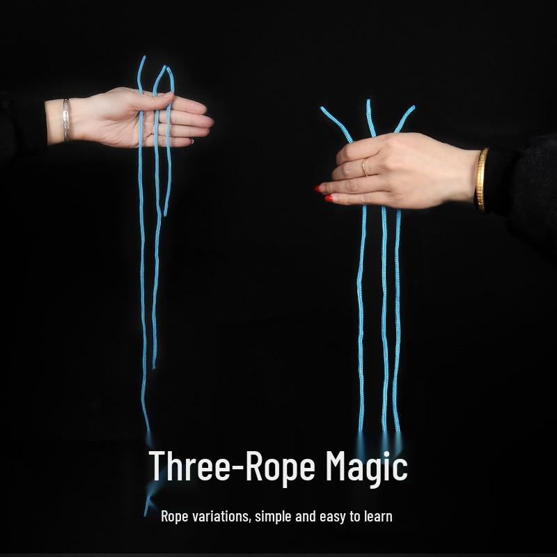 

Three Rope Trick: Children s Educational Magic Set with Long and Short Ropes
