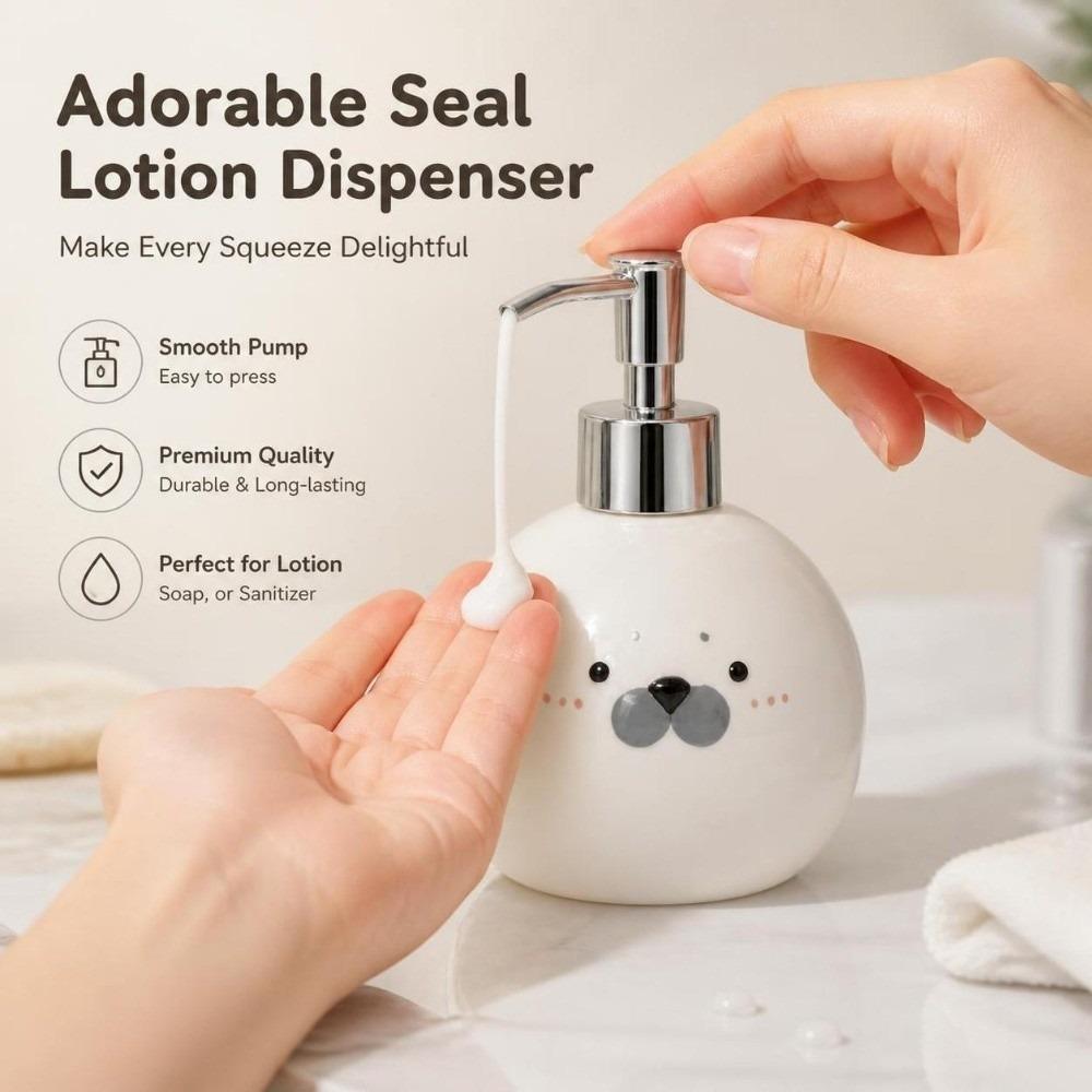 350ML Dichtende Flüssigseifenflasche Pumpenart Dichtkopf Lotion Spender Flüssigseife