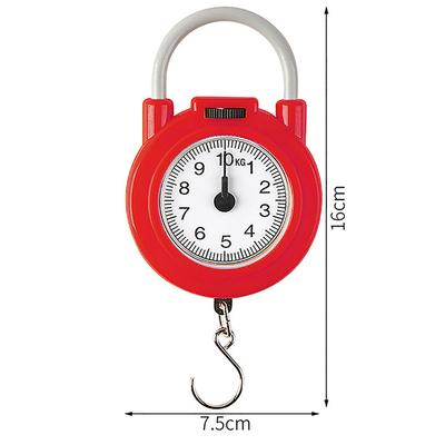 10Kg Portable Hanging Mechanical Scale Fish Luggages Kitchen Scale Hanging High Precision Digital Hand Held Spring Scale