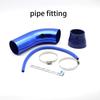 76mm Universal Car Racing Cold Air Intake System Turbo Induction Pipe Tube Kit Cone High Flow Performace Air Filter Inlet