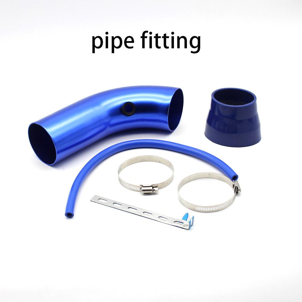 76mm Universal Car Racing Cold Air Intake System Turbo Induction Pipe Tube Kit Cone High Flow Performace Air Filter Inlet