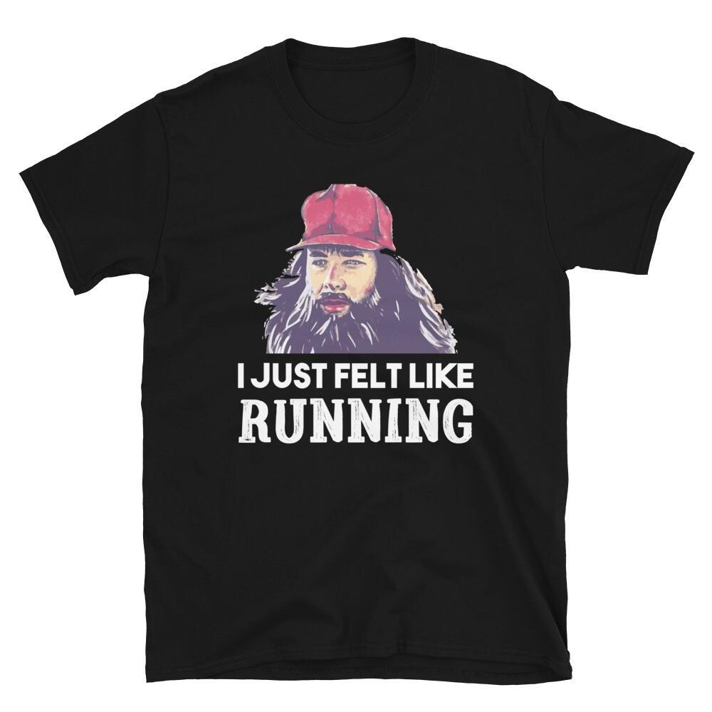 Funny Running Quote Tee Retro 90s Movie Style Graphic Unisex T-Shirt S разноцветный