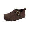 Stepping On Shit Feeling Retro Birkenstocks Women's Autumn and Winter 2025 New One-pedal Lazy Shoes Casual British Style Single Shoes