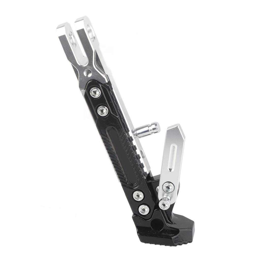 Universal Adjustable Foot Side Support Stand for NMAX 155 20152016 NMAX 125 Silver