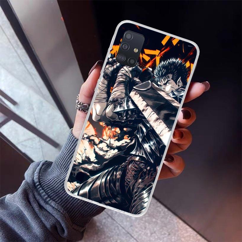 G-Guts B-Berserks Anime Phone Case For Samsung Galaxy A12 A52S A42 A32 A22 A51 A50 Note 20 Ultra 10 S10 Plus A71 A70 A31 A30 A10
