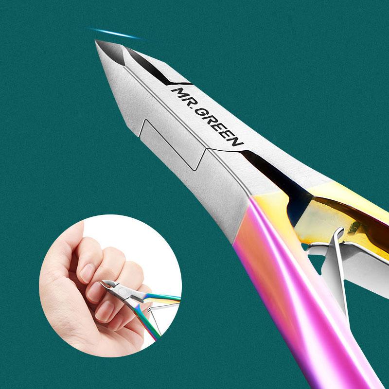 MR.GREEN Nail Clipper Cuticle Nipper Cutter Stainless Steel Pedicure Manicure Scissor Nail Tool For Trim Dead Skin Cuticle