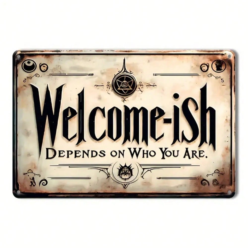 Vintage Metal Sign Retro Wall Art Home Decor 20x30cm