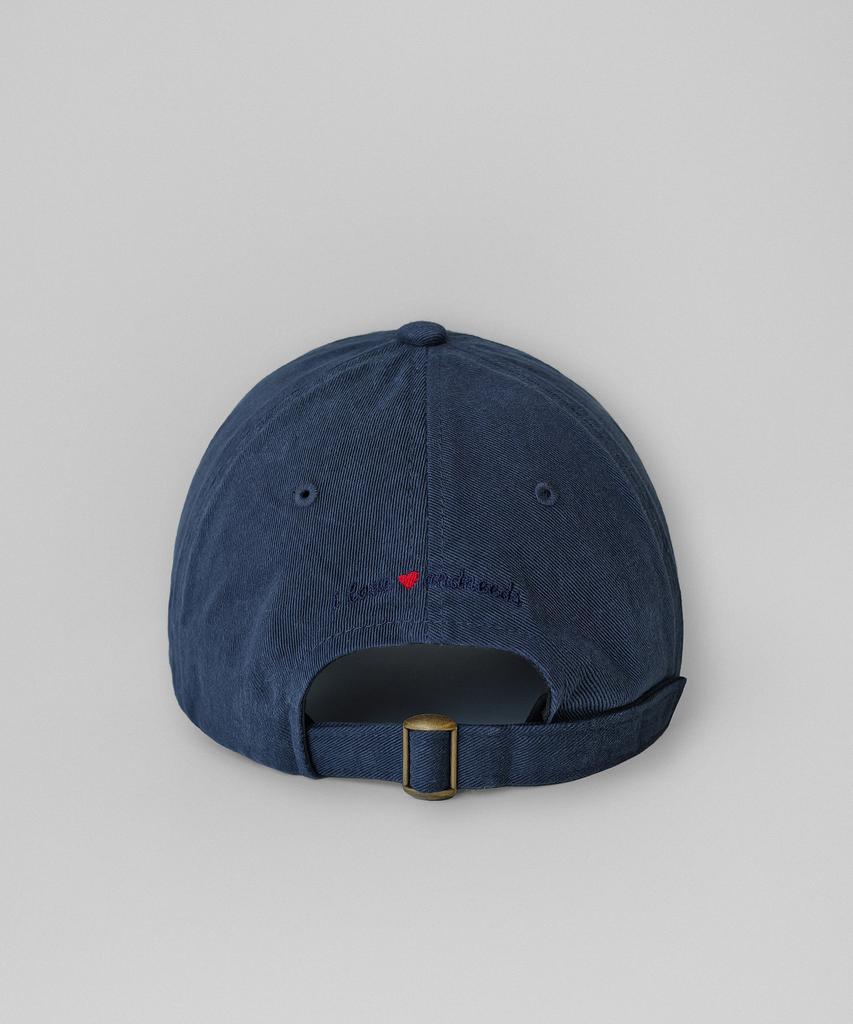 ANDNEEDS Tipo Logo Ball Cap (Navy)