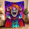 Play Chucky Slasher 1988 Warm Blanket  Picnic Plush Throw Blanket Fluffy Living Room Flannel Bedspread Sofa Bed Cover