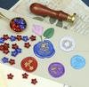 100pcs Colorful Star Wax for Sealing Seal Beads Wax Seal Stamp Set DIY Scrapbooking Material and Crafts Invitation Decoration 21