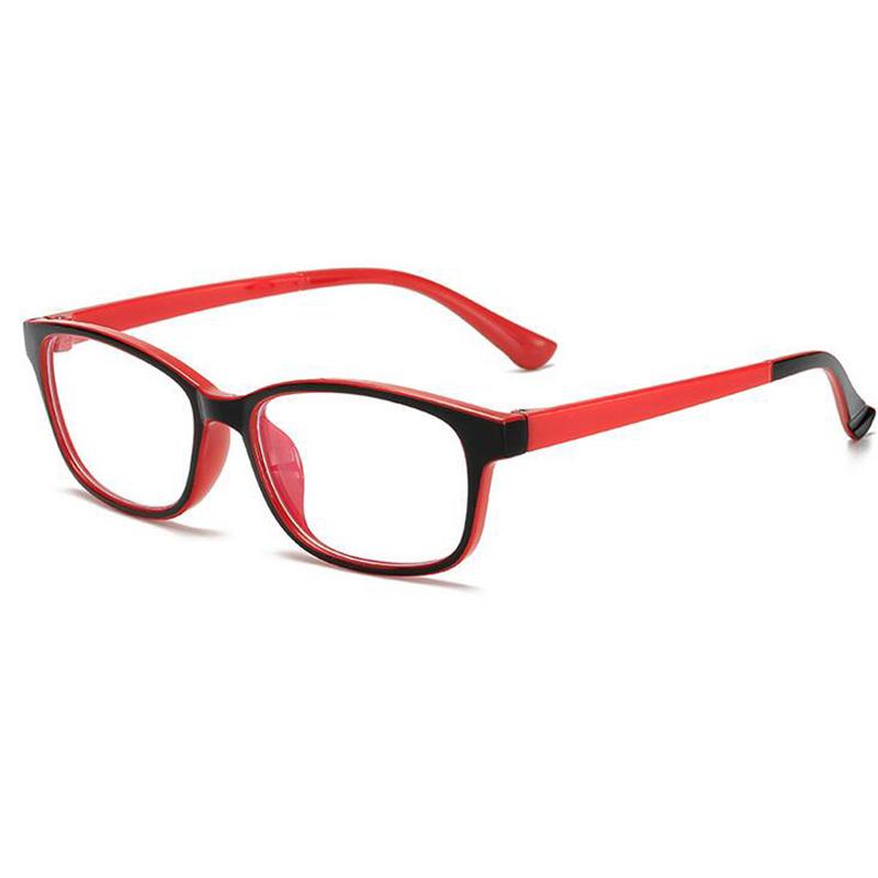 Square Nearsighted Glasses Sun Gray Prescription Eyeglasses 0 To -6.0 Blue Light Glasses Fashion Plastic Black Gray Frame