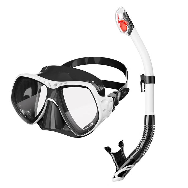 Shabat MS2121 Adult Snorkeling Set with Wide View Mask One Size