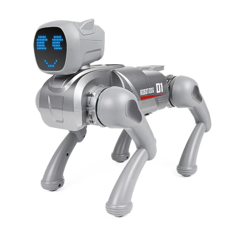 

2.4G Rc Dog Sing Dancing Programming Mechanical Voice Dialogue App Remote Control Cute Expression Puppy Kids Plaything Christmas Gifts