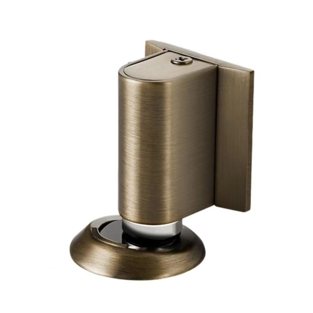 Anti-Collision Magnetic Door Stopper Windproof Design Heavy Duty Door Suction Holder Punch-Free Installation Floor Mounted