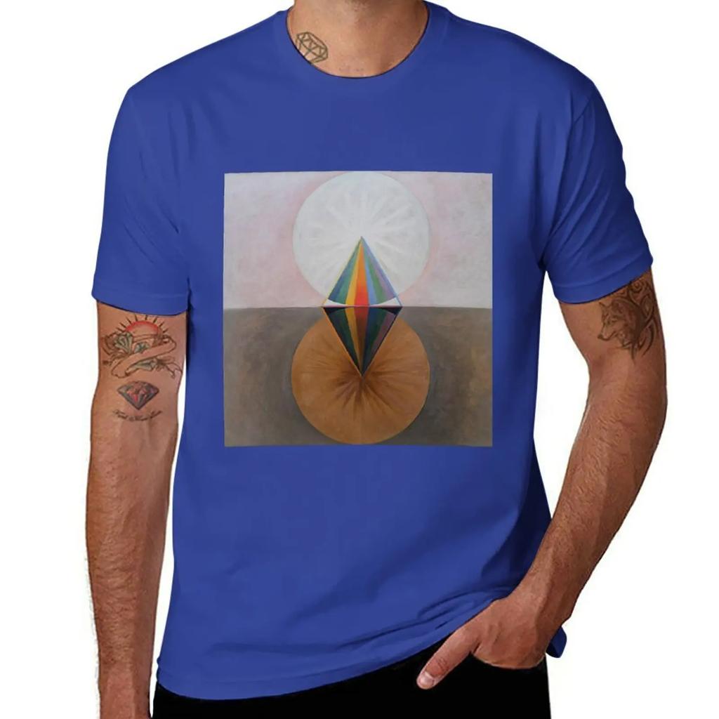 Hilma Af Klint The Swan, No.12, Group IX-SUW T-Shirt Vintage Anime Clothes T Shirts for Men Cotton