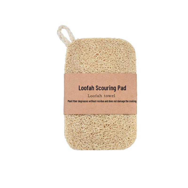 Loofah Dishwashing Brush & Dishcloth Gadget