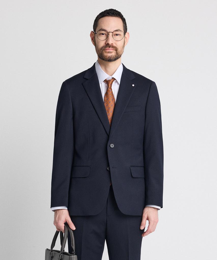 Stco (10-Year Suit) Wool Four-Way Stretch Essential Suit Setup Set Navy (Slim Fit)_Ssjuz12Set